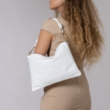 TÚI XÁCH NỮ DA THẬT MÀU TRẮNG 136580-30 – GIANNI CONTI - SẢN XUẤT THỦ CÔNG TẠI ITALY