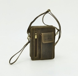 TÚI ĐEO CHÉO DA THẬT 962266-16 - GIANNI CONTI - SẢN XUẤT THỦ CÔNG TỪ ITALY