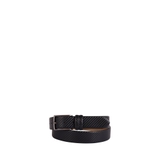THẮT LƯNG DA THẬT NAM MÀU ĐEN 3855449-35-10 - GIANNI CONTI - SẢN XUẤT THỦ CÔNG TẠI ITALIA
