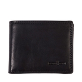 VÍ DA THẬT NAM MÀU ĐEN 917020-10 – GIANNI CONTI - SẢN XUẤT THỦ CÔNG TẠI ITALY