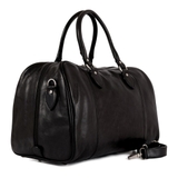 TÚI DU LỊCH DA THẬT MÀU ĐEN 912294-10 - GIANNI CONTI - SẢN XUẤT THỦ CÔNG TỪ ITALY