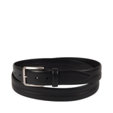 THẮT LƯNG DA THẬT NAM MÀU ĐEN SETH 5185432-35 - GIANNI CONTI - SẢN XUẤT THỦ CÔNG TỪ ITALIA