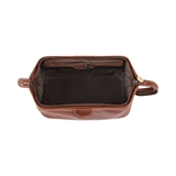 CLUTCH DA THẬT NAM MÀU NÂU TỐI – GIANNI CONTI - SẢN XUẤT THỦ CÔNG TỪ ITALY