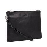 CLUTCH DA THẬT NAM MÀU ĐEN 9405070-10 – GIANNI CONTI - SẢN XUẤT THỦ CÔNG TẠI ITALY