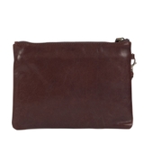 CLUTCH DA THẬT NAM MÀU NÂU 9405070-28 – GIANNI CONTI - SẢN XUẤT THỦ CÔNG TẠI ITALY