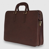 TÚI ĐỰNG LAPTOP DA VACHETTA CAO CẤP 083-COFFEE -  MEDICI OF FLORENCE - SẢN XUẤT THỦ CÔNG TẠI ITALIA