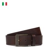 THẮT LƯNG DA THẬT NAM MÀU NÂU ĐEN - CALVIN KLEIN - NHẬP KHẨU CHÍNH HÃNG TỪ Ý