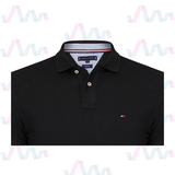 ÁO POLO NAM MÀU ĐEN REGULAR FIT TO8061559 - TOMMY HILFIGER - NHẬP KHẨU CHÍNH HÃNG TỪ CHLB ĐỨC