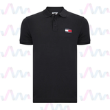 ÁO POLO NAM MÀU ĐEN DM0DM07456-BBU - TOMMY JEANS - NHẬP KHẨU CHÍNH HÃNG TỪ CHLB ĐỨC