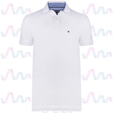 ÁO THUN CÓ CỔ POLO NAM REGULAR FIT MÀU TRẮNG BIG SIZE LA20240263 - TOMMY HILFIGER - NHẬP KHẨU CHÍNH HÃNG TỪ CHLB ĐỨC