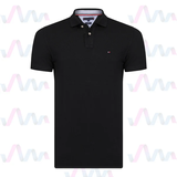 ÁO POLO NAM MÀU ĐEN REGULAR FIT BIG SIZE TO8061559 - TOMMY HILFIGER - NHẬP KHẨU CHÍNH HÃNG TỪ CHLB ĐỨC