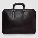 TÚI ĐỰNG LAPTOP DA CALFSKIN CAO CẤP 081 - Black -  MEDICI OF FLORENCE - SẢN XUẤT THỦ CÔNG TẠI ITALIA