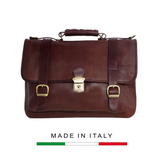 CẶP DA  -  MEDICI OF FLORENCE - SẢN XUẤT THỦ CÔNG TẠI ITALIA