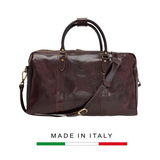 TÚI DU LỊCH 9277 - Da Calfskin -  MEDICI OF FLORENCE - SẢN XUẤT THỦ CÔNG TẠI ITALIA