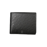 VÍ NAM DA THẬT MÀU ĐEN - TOMMY HILFIGER - NHẬP KHẨU CHÍNH HÃNG TỪ Ý