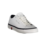 GIÀY SNEAKER NAM MÀU TRẮNG - TOMMY HILFIGER - NHẬP KHẨU CHÍNH HÃNG TỪ Ý