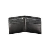 VÍ NAM DA THẬT MÀU ĐEN - TOMMY HILFIGER - NHẬP KHẨU CHÍNH HÃNG TỪ Ý