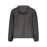 ÁO KHOÁC GIÓ NAM CÓ MŨ MÀU ĐEN - TOMMY HILFIGER - NHẬP KHẨU TRỰC TIẾP TỪ ITALY