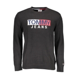 ÁO LEN CỔ TRÒN NAM MÀU ĐEN - TOMMY HILFIGER - NHẬP KHẨU CHÍNH HÃNG TỪ Ý