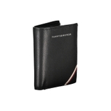 VÍ NAM DA THẬT MÀU ĐEN - TOMMY HILFIGER - NHẬP KHẨU CHÍNH HÃNG TỪ Ý