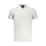 ÁO POLO NAM CỘC TAY SLIM FIT MÀU XANH NHẠT - BOSS - NHẬP KHẨU CHÍNH HÃNG TỪ ITALIA