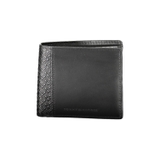 VÍ NAM DA THẬT MÀU ĐEN - TOMMY HILFIGER - NHẬP KHẨU CHÍNH HÃNG TỪ Ý