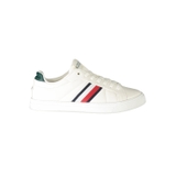 GIÀY SNEAKER NAM MÀU TRẮNG - TOMMY HILFIGER - NHẬP KHẨU CHÍNH HÃNG TỪ Ý
