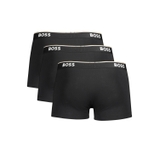 PACK 3 QUẦN SỊP ĐÙI NAM MÀU ĐEN - HUGO BOSS - NHẬP KHẨU CHÍNH HÃNG TỪ Ý