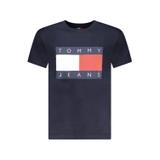 ÁO THUN NAM CỘC TAY MÀU XANH THAN – TOMMY HILFIGER - NHẬP KHẨU CHÍNH HÃNG TỪ Ý