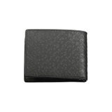 VÍ NAM DA THẬT MÀU ĐEN - TOMMY HILFIGER - NHẬP KHẨU CHÍNH HÃNG TỪ Ý