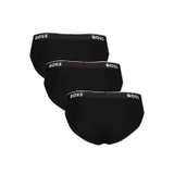 PACK 3 QUẦN SỊP NAM MÀU ĐEN - HUGO BOSS - NHẬP KHẨU CHÍNH HÃNG TỪ Ý