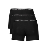 PACK 3 QUẦN SỊP ĐÙI NAM MÀU ĐEN - TOMMY HILFIGER - NHẬP KHẨU CHÍNH HÃNG TỪ Ý