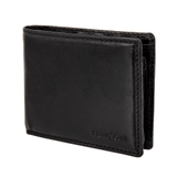 VÍ DA THẬT NAM MÀU ĐEN 9407023-10 – GIANNI CONTI - SẢN XUẤT THỦ CÔNG TẠI ITALY