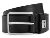THẮT LƯNG DA THẬT NAM MÀU ĐEN 50529898 - HUGO BOSS - NHẬP KHẨU CHÍNH HÃNG TỪ Ý