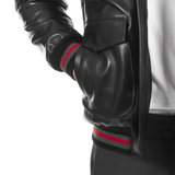 ORDER ÁO KHOÁC BOMBER DA CAO CẤP SẢN XUẤT THỦ CÔNG - ITALY LEATHER - NHẬP KHẨU CHÍNH NGẠCH TỪ Ý