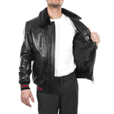 ORDER ÁO KHOÁC BOMBER DA CAO CẤP SẢN XUẤT THỦ CÔNG - ITALY LEATHER - NHẬP KHẨU CHÍNH NGẠCH TỪ Ý