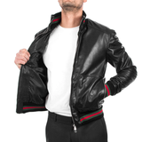 ORDER ÁO KHOÁC BOMBER DA CAO CẤP SẢN XUẤT THỦ CÔNG - ITALY LEATHER - NHẬP KHẨU CHÍNH NGẠCH TỪ Ý
