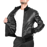 ORDER ÁO KHOÁC BOMBER DA CAO CẤP SẢN XUẤT THỦ CÔNG - ITALY LEATHER - NHẬP KHẨU CHÍNH NGẠCH TỪ Ý