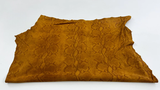 ORDER MIẾNG DA CỪU Ý CAO CẤP DA LỘN NÂU VÀNG HOẠ TIẾT RẮN - ITALY LEATHER - NHẬP KHẨU CHÍNH HÃNG TỪ Ý