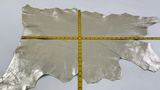 ORDER MIẾNG DA CỪU Ý CAO CẤP VÀNG KIM LOẠI NHẠT HIỆU ỨNG NỨT - ITALY LEATHER - NHẬP KHẨU CHÍNH HÃNG TỪ Ý