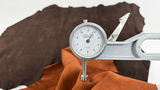 ORDER MIẾNG DA DÊ Ý CAO CẤP DA LỘN NÂU 3 TÔNG MÀU - ITALY LEATHER - NHẬP KHẨU CHÍNH HÃNG TỪ Ý