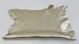 ORDER MIẾNG DA CỪU Ý CAO CẤP VÀNG KIM LOẠI NHẠT HIỆU ỨNG NỨT - ITALY LEATHER - NHẬP KHẨU CHÍNH HÃNG TỪ Ý