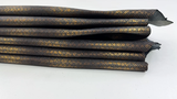 ORDER MIẾNG DA BÊ Ý CAO CẤP MÀU ĐEN HOẠ TIẾT RẮN ĐỒNG ÁNH KIM - ITALY LEATHER - NHẬP KHẨU CHÍNH HÃNG TỪ Ý