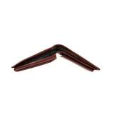 VÍ NAM DA THẬT MÀU NÂU SẪM 15 - Rust - MEDICI OF FLORENCE - NHẬP KHẨU CHÍNH HÃNG TỪ ITALIA