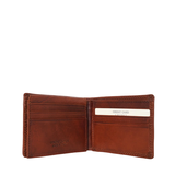 VÍ DA CALFSKIN 5 - Mogano - MEDICI OF FLORENCE - NHẬP KHẨU CHÍNH HÃNG TỪ ITALIA