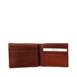 VÍ DA CALFSKIN 5 - Mogano - MEDICI OF FLORENCE - NHẬP KHẨU CHÍNH HÃNG TỪ ITALIA