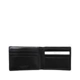 VÍ NAM DA CALFSKIN 5 - BLACK - MEDICI OF FLORENCE - NHẬP KHẨU CHÍNH HÃNG TỪ ITALIA