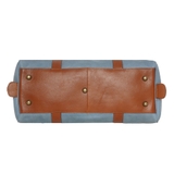 TÚI DU LỊCH DA CALFSKIN 1001-2 DL - Steel Blue -  MEDICI OF FLORENCE - SẢN XUẤT THỦ CÔNG TẠI ITALIA