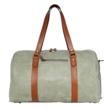 TÚI DU LỊCH DA CALFSKIN 1001-2 DL - Sage Green -  MEDICI OF FLORENCE - SẢN XUẤT THỦ CÔNG TẠI ITALIA