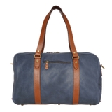 TÚI DU LỊCH DA CALFSKIN 1001-2 DL - Denim -  MEDICI OF FLORENCE - SẢN XUẤT THỦ CÔNG TẠI ITALIA